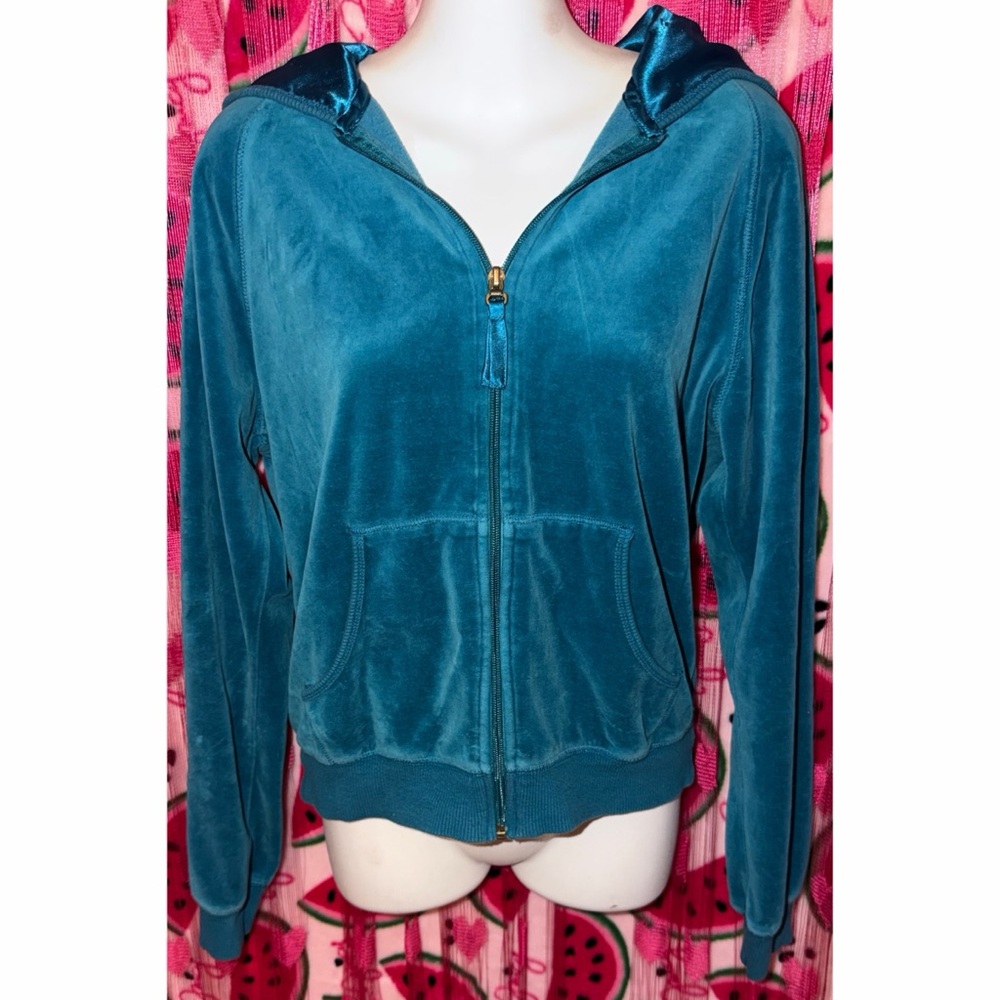 🩵 New York Laundry Y2K Velour Jacket